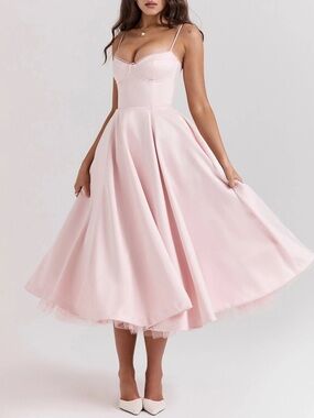 penelope woven mix knit dress Petal and Pup Women's Nova Wrap Knit Midi Dress main image 1